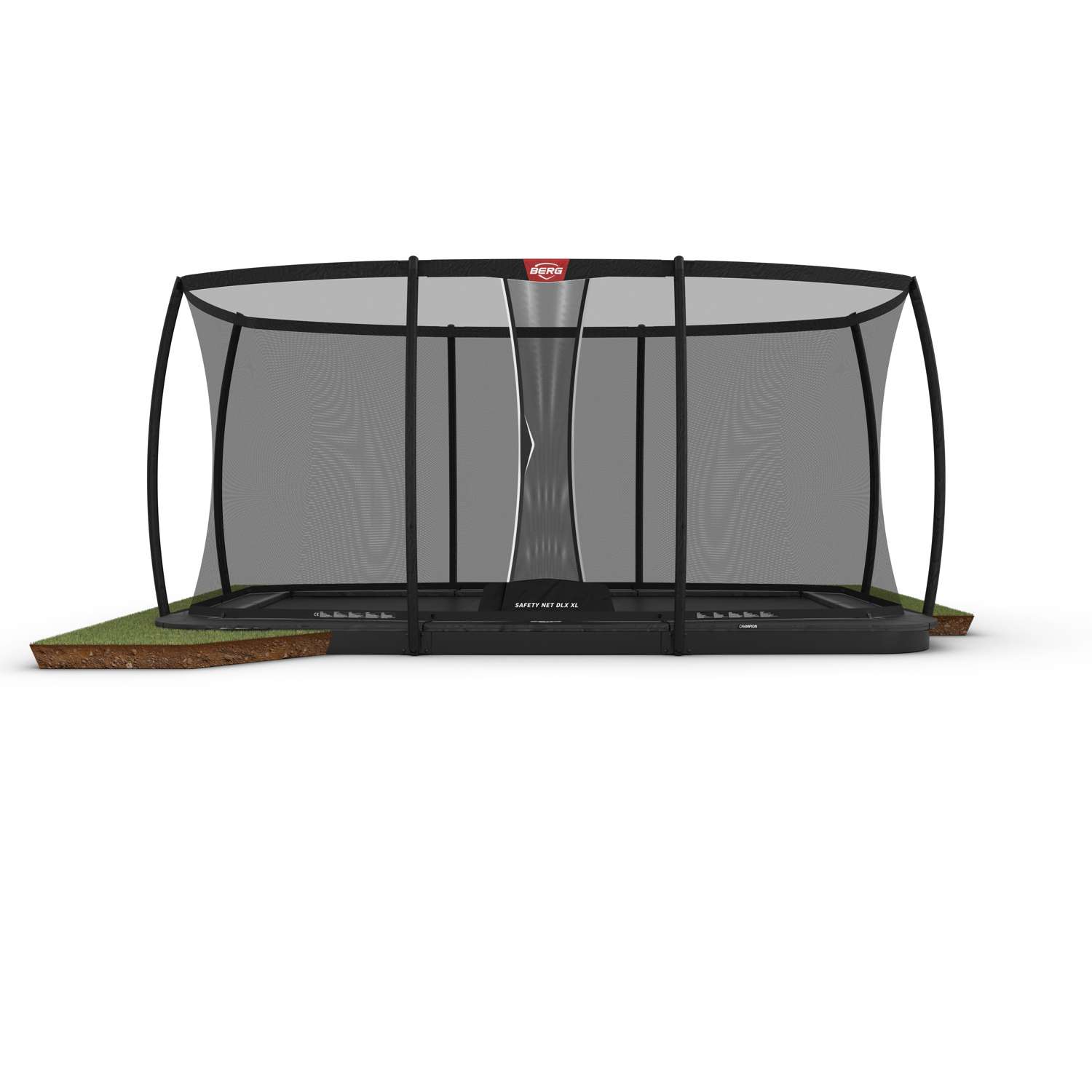 BERG Ultim Champion FlatGround 500 Grey + Safety Net DLX XL